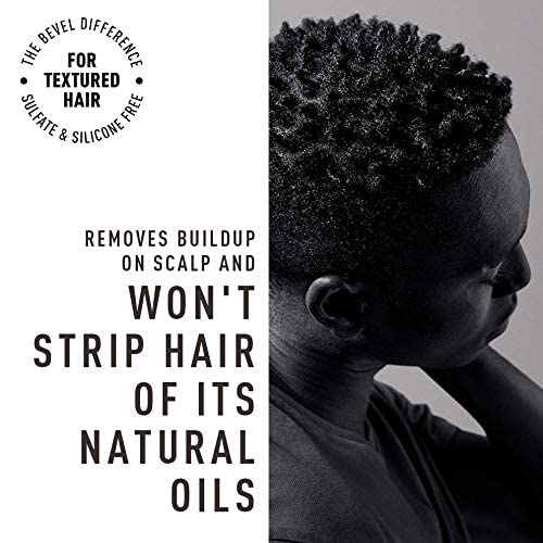 Bevel Champú para hombres, control de rizos para peinado diario.