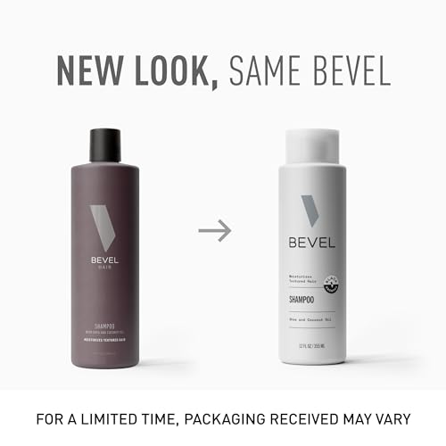 Bevel Champú para hombres, espuma rica gracias al coco para limpieza suave.