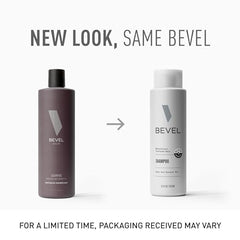 Bevel Champú para hombres, espuma rica gracias al coco para limpieza suave.