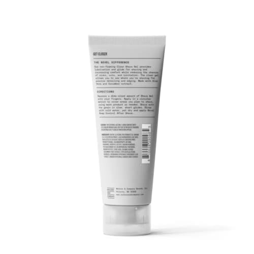 Bevel clear-formula shows the shave path for precise edging.
