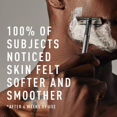 Bevel dermatologist-tested blades communicate safety and skin-minded design.