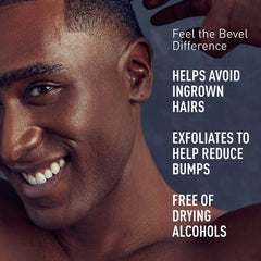 Bevel Essentials bump-control cream dispense close-up for easy application
