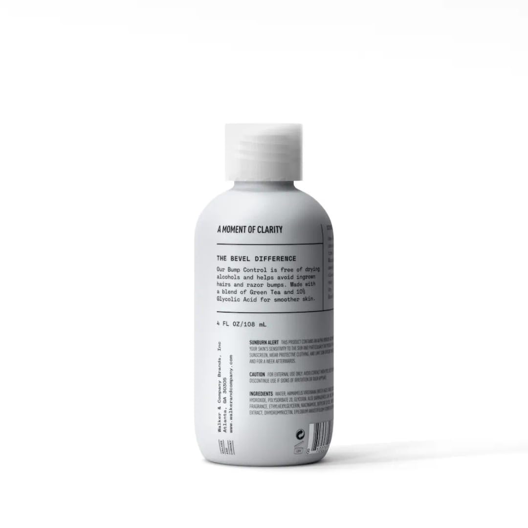 Smoother skin texture with Bevel bump-control cream after use
