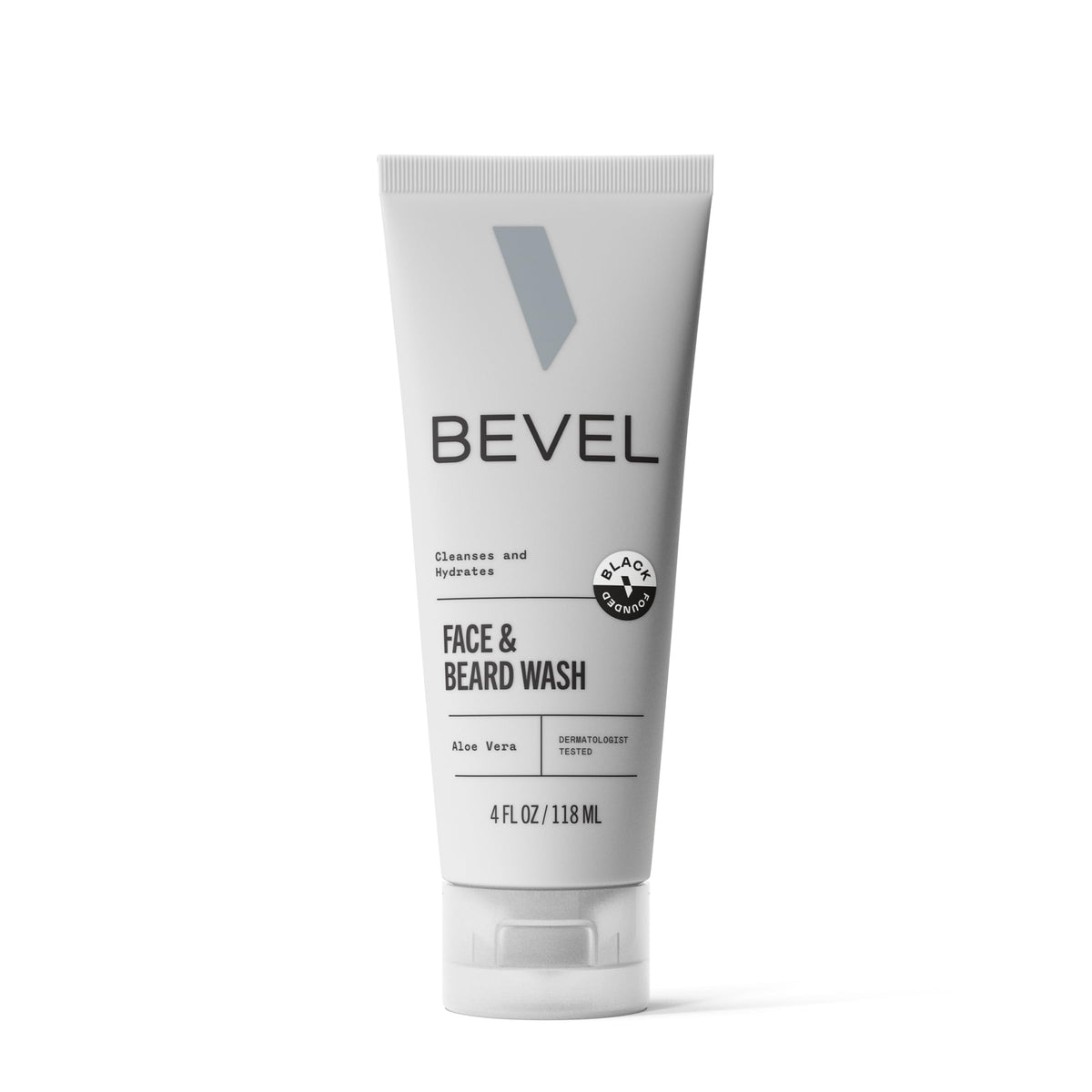 Bevel lavado rostro-barba en botella, limpieza fresca para piel y barba