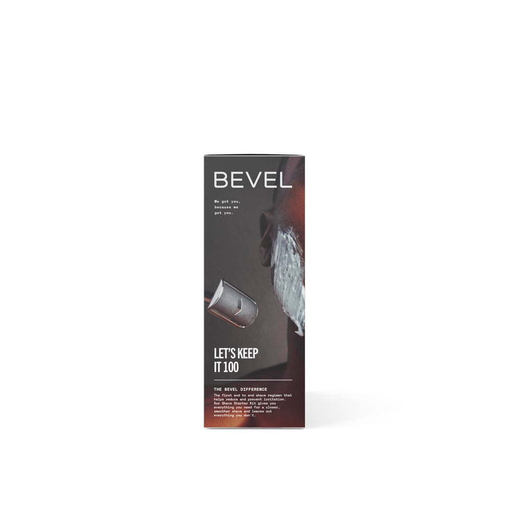 Bevel complete shaving system highlights all included components.