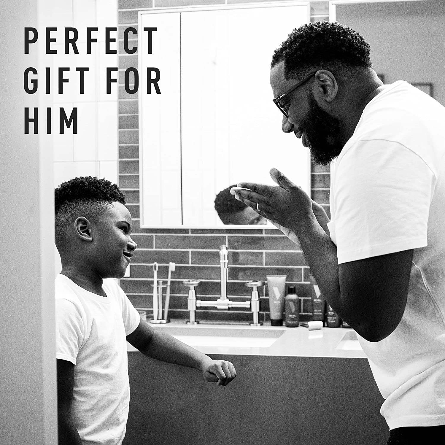 Bevel priming oil primes beard for smoother contact.