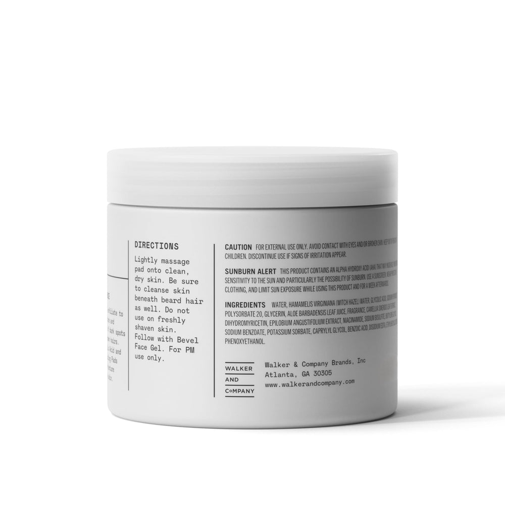 Bevel Toner Pads uso diario como parte de rutina
