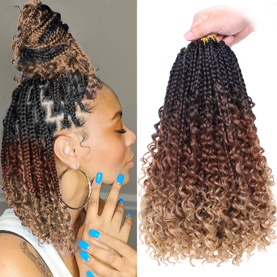 Beverlee 14-inch boho braids closeup shows natural color and soft texture for daily wear.