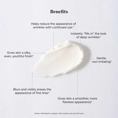 Beverly Hills MD Deep Wrinkle Filler on finger demonstrates quick blend into skin