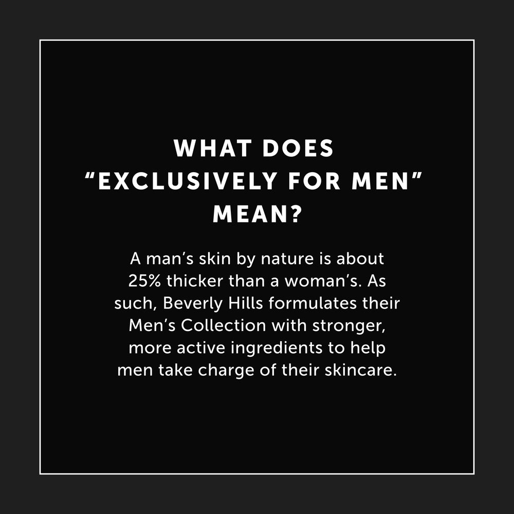 BEVERLY HILLS Men’s Instant Facelift Serum massage application feels refreshing