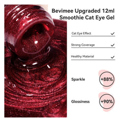Bevimee cat eye magnet stick for nail art customization and varied effects