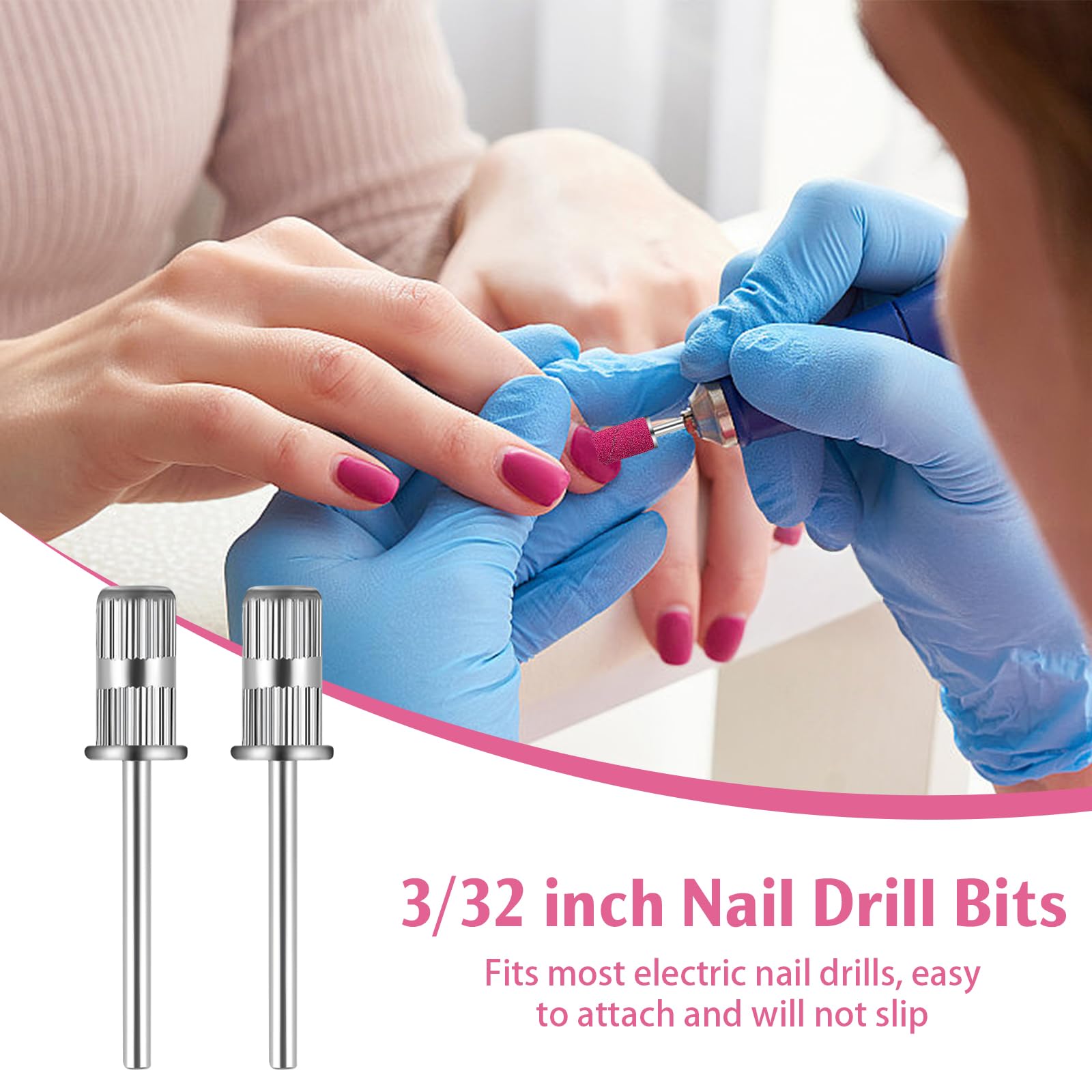 BEVTEE nail prep set includes varied grits and colors for versatile at-home manicures