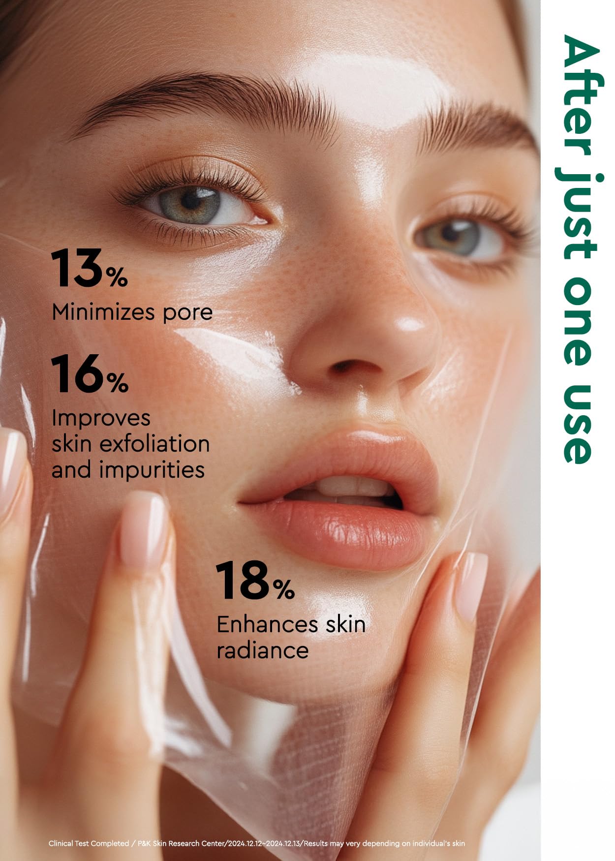 BE+WANTS exfoliación suave con ácidos AHA y BHA para renovación semanal.
