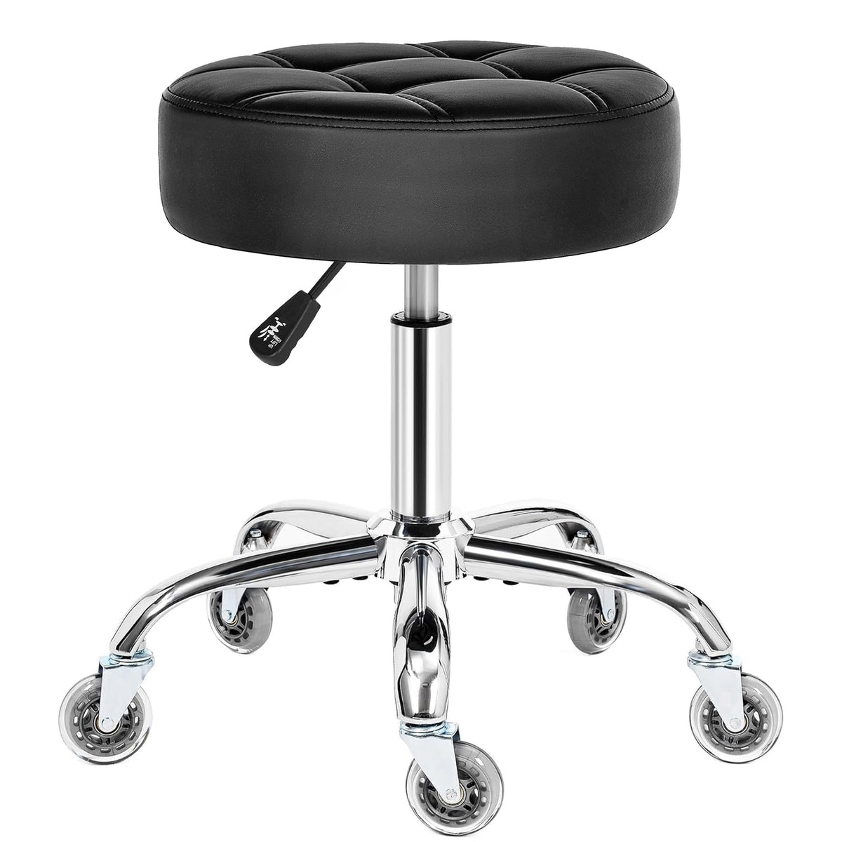 BEWISHOME rolling stool wheels enable smooth, quiet movement across floors