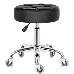BEWISHOME rolling stool wheels enable smooth, quiet movement across floors