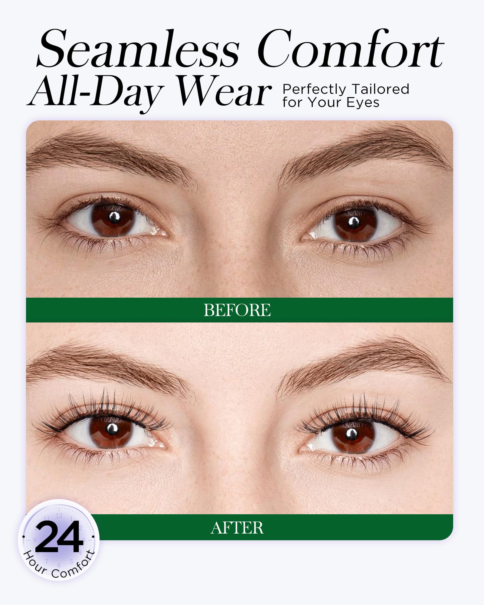 BEYELIAN compact packaging and case for on-the-go lash upgrades.
