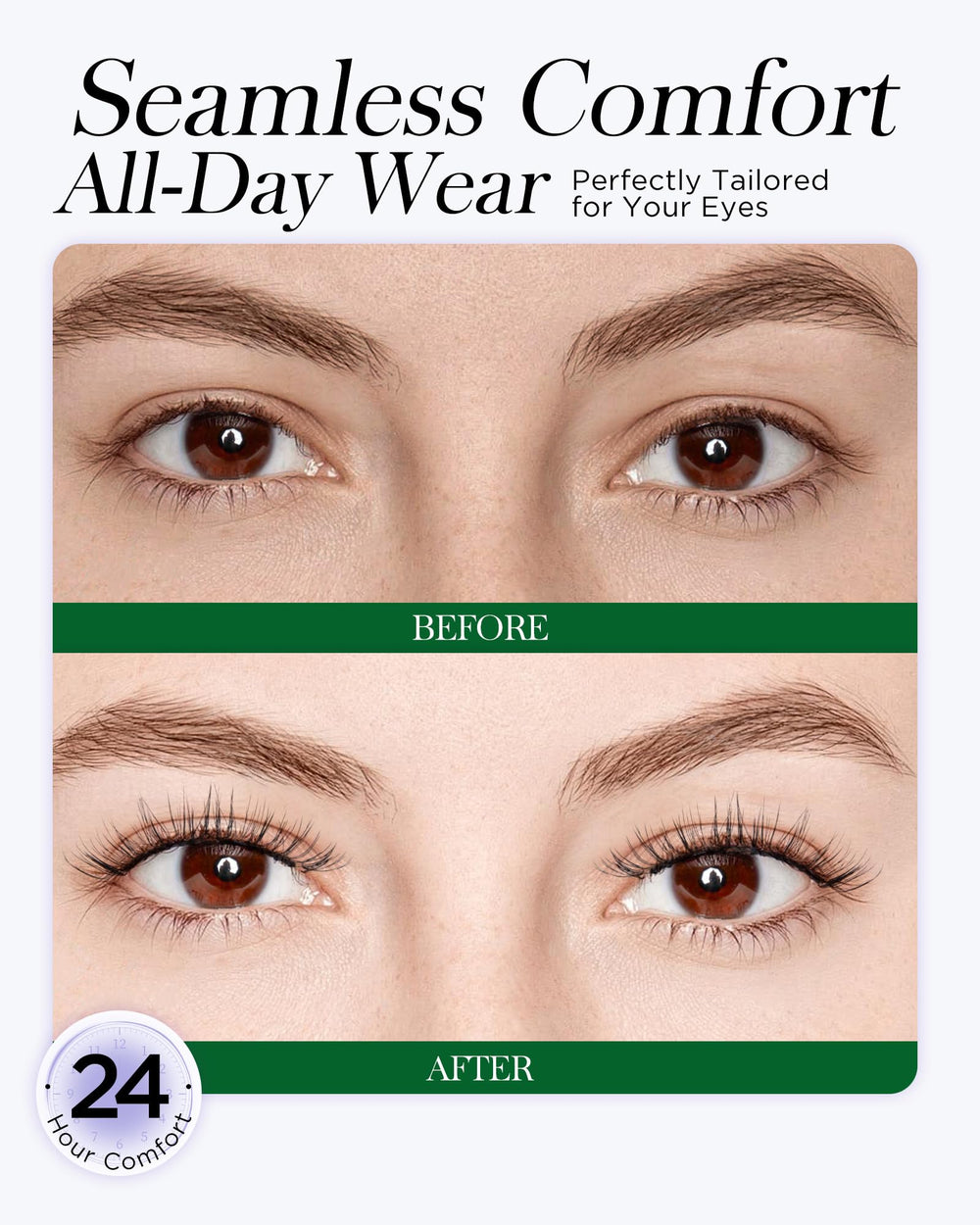 BEYELIAN compact packaging and case for on-the-go lash upgrades.