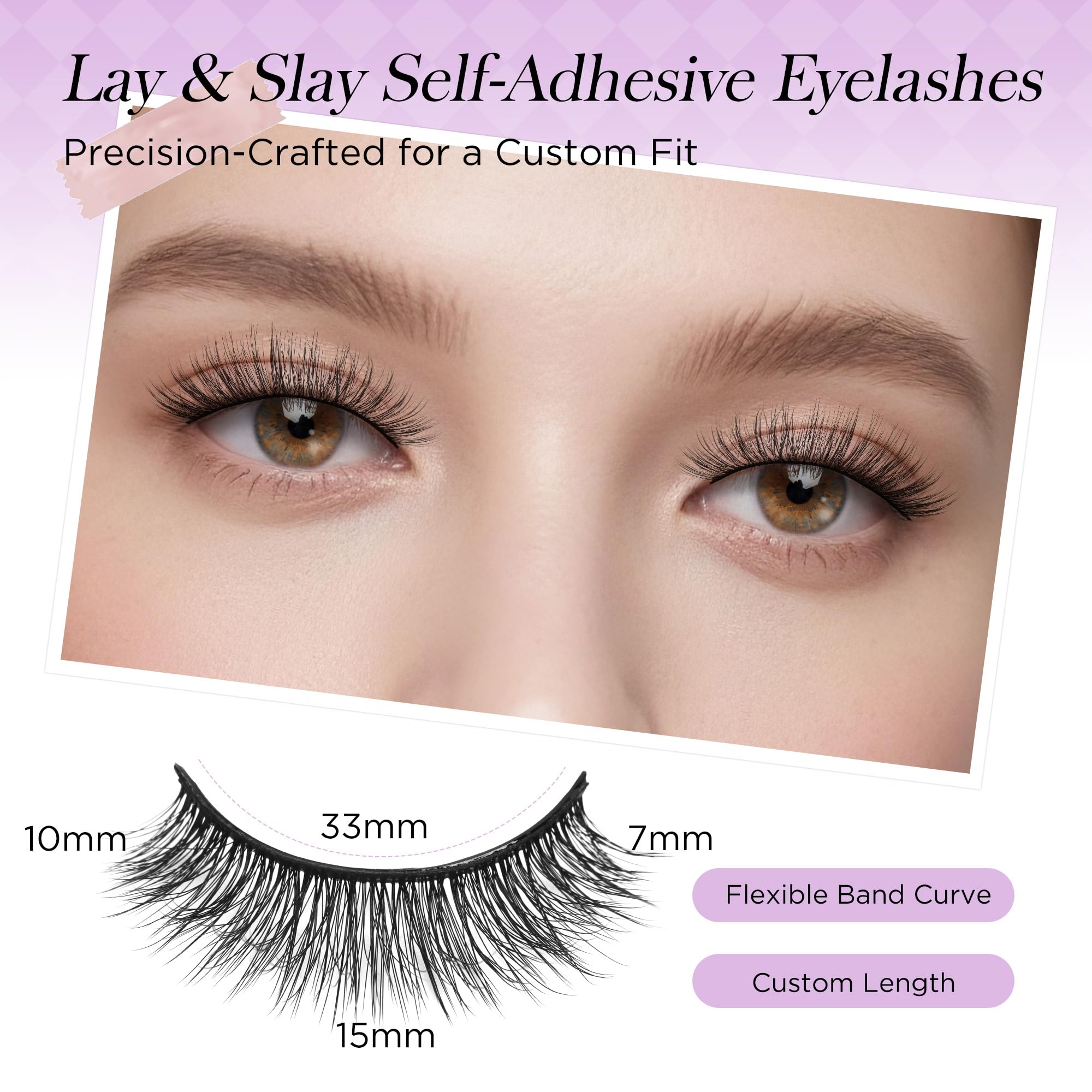 BEYELIAN faux mink lashes feature soft fibers and a light, comfortable feel all day