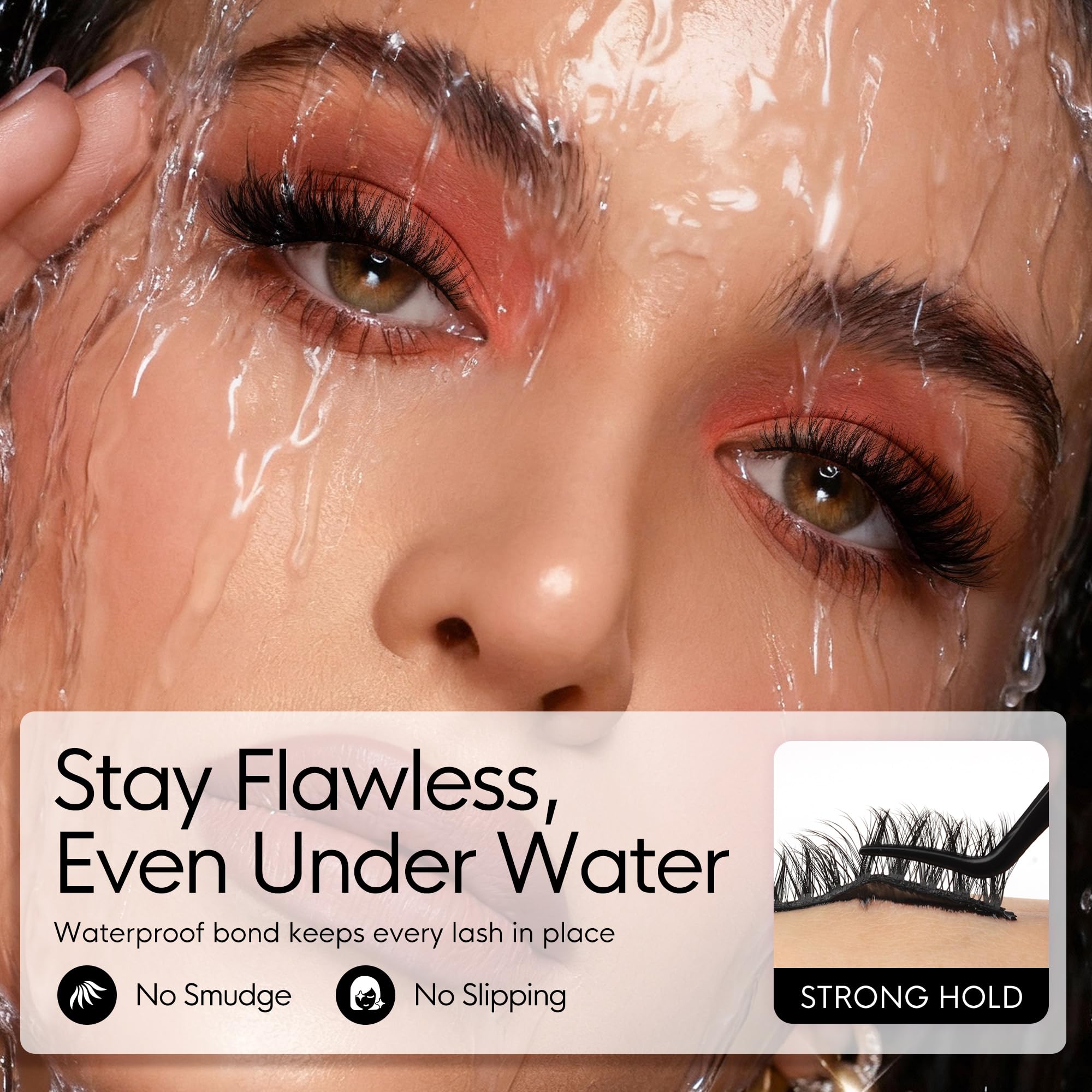 Fluffy BEYELIAN HX55 3D lashes look lightweight and airy
