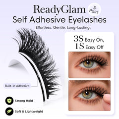 BEYELIAN HX55 self-adhesive lashes with natural look in a pack