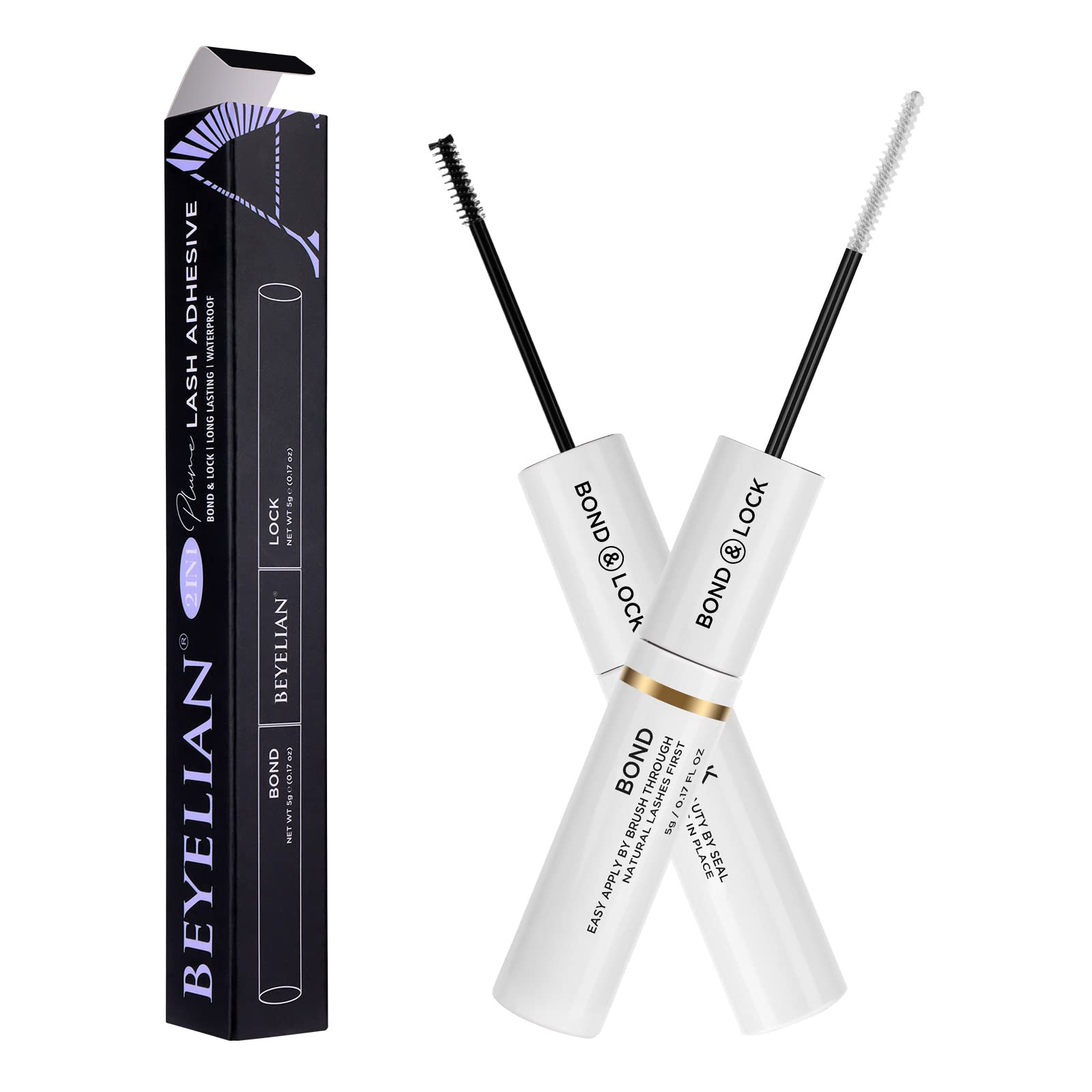 BEYELIAN Lash Bond and Seal bottle shown for at-home lash extensions