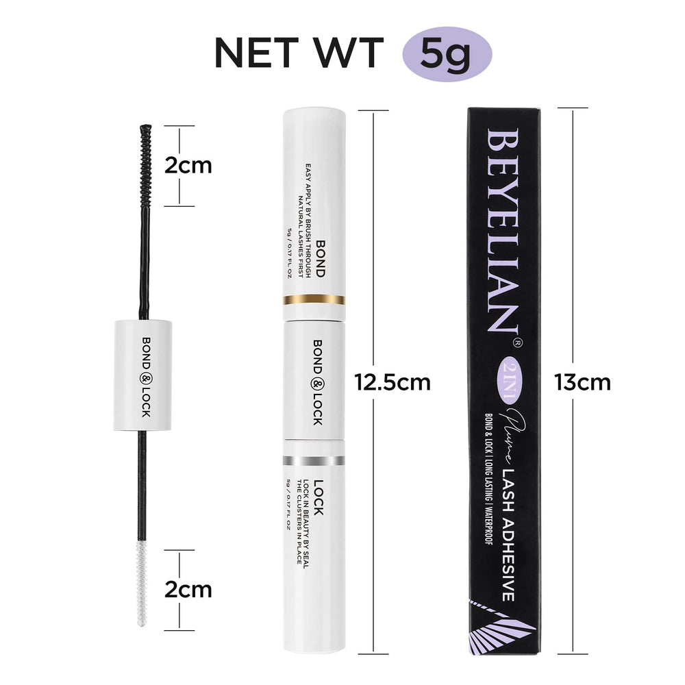Safe, latex-free BEYELIAN lash formula for sensitive eyes