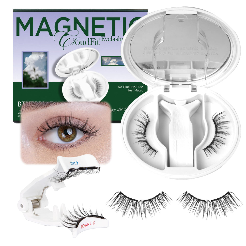 BEYELIAN magnetic eyelashes with applicator in hand for quick glam on the go