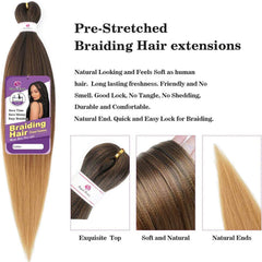 Beyond Beauty yaki texture close-up shows natural-looking strands