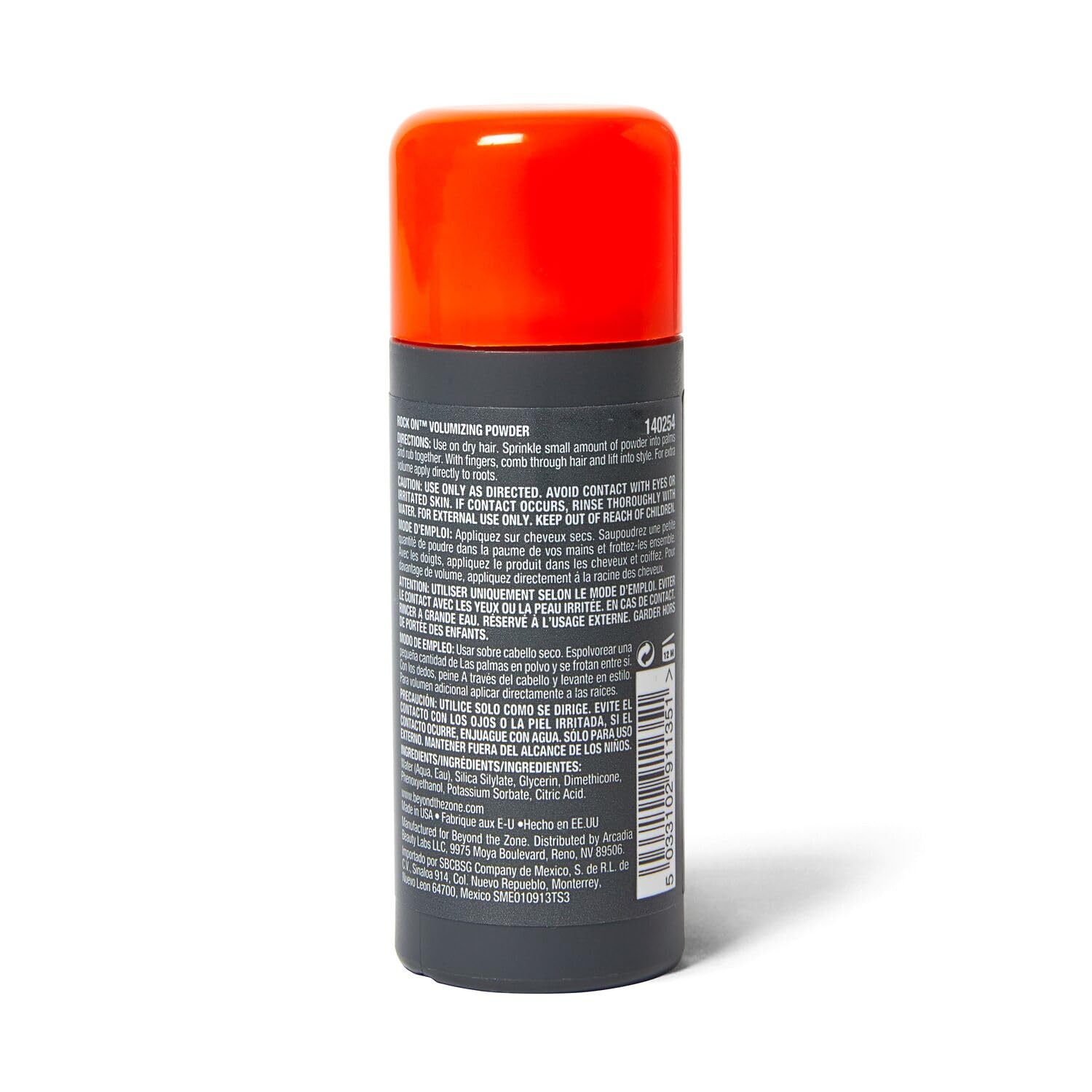 Beyond the Zone Rock On applied to dry hair to lift roots and add texture