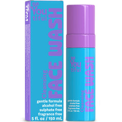 BeYoutiful cleansing face wash bottle with unscented formula for teen skin balance