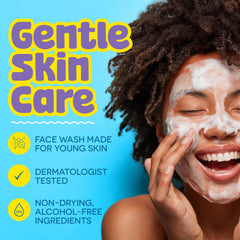 Gentle foam cleanser lather suitable for teen daily cleansing