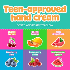 BeYoutiful crema de manos sabor cereza, hidratación rápida para tus manos.