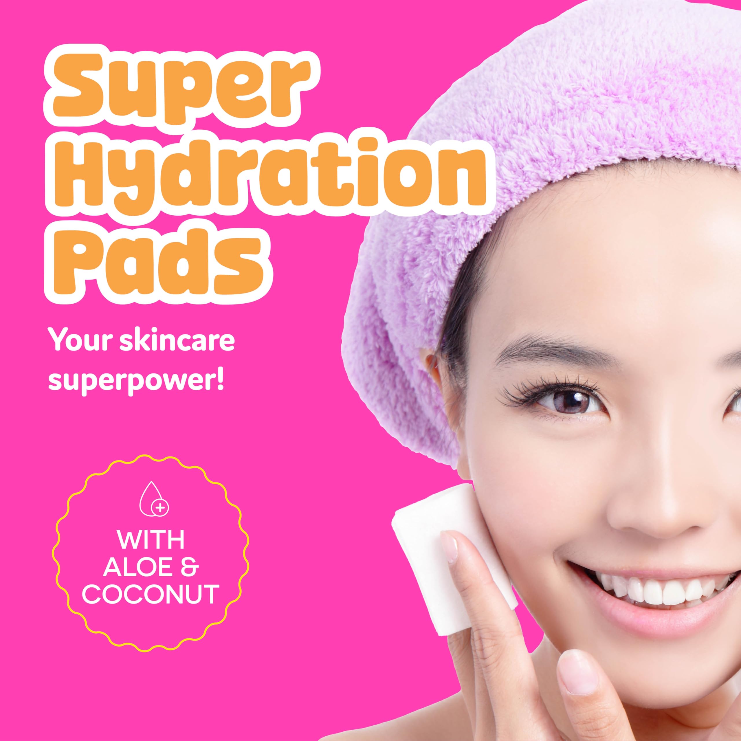 BeYoutiful DewyGlow pads faciales, hidratación rápida para piel seca.