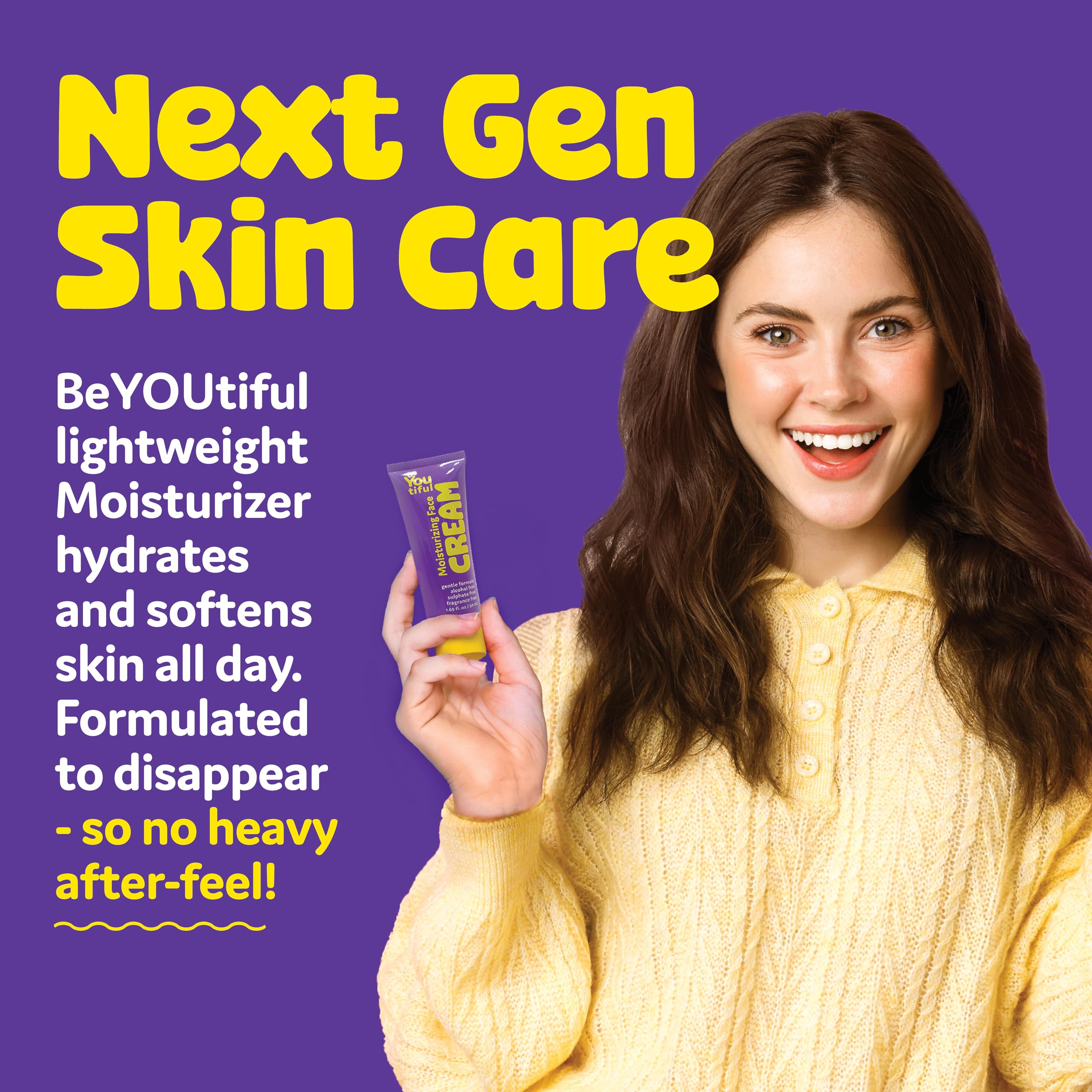 Label highlights sulfate- and paraben-free ingredients for healthy habits.