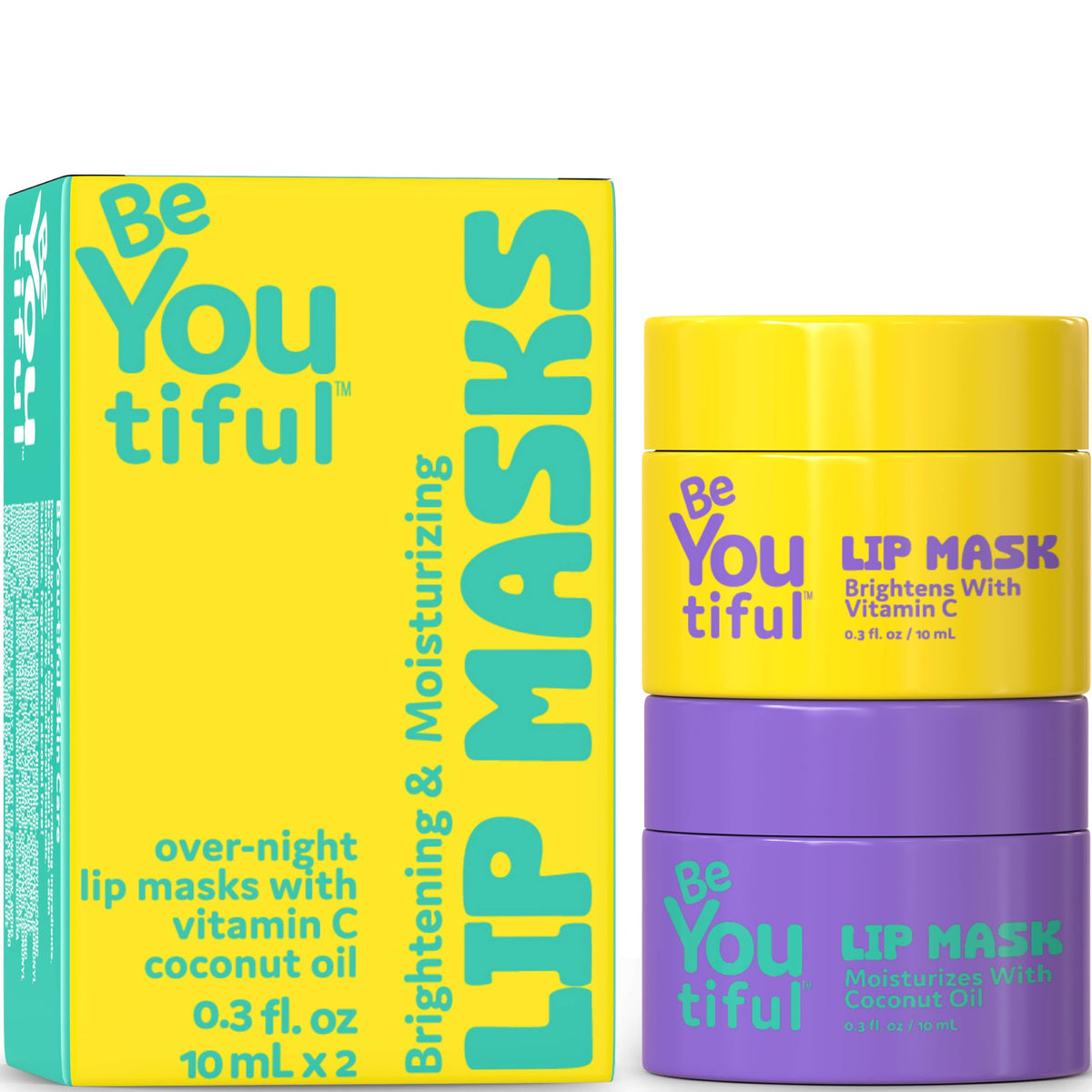 BeYoutiful lip mask set in Easter packaging for hydrated lips.