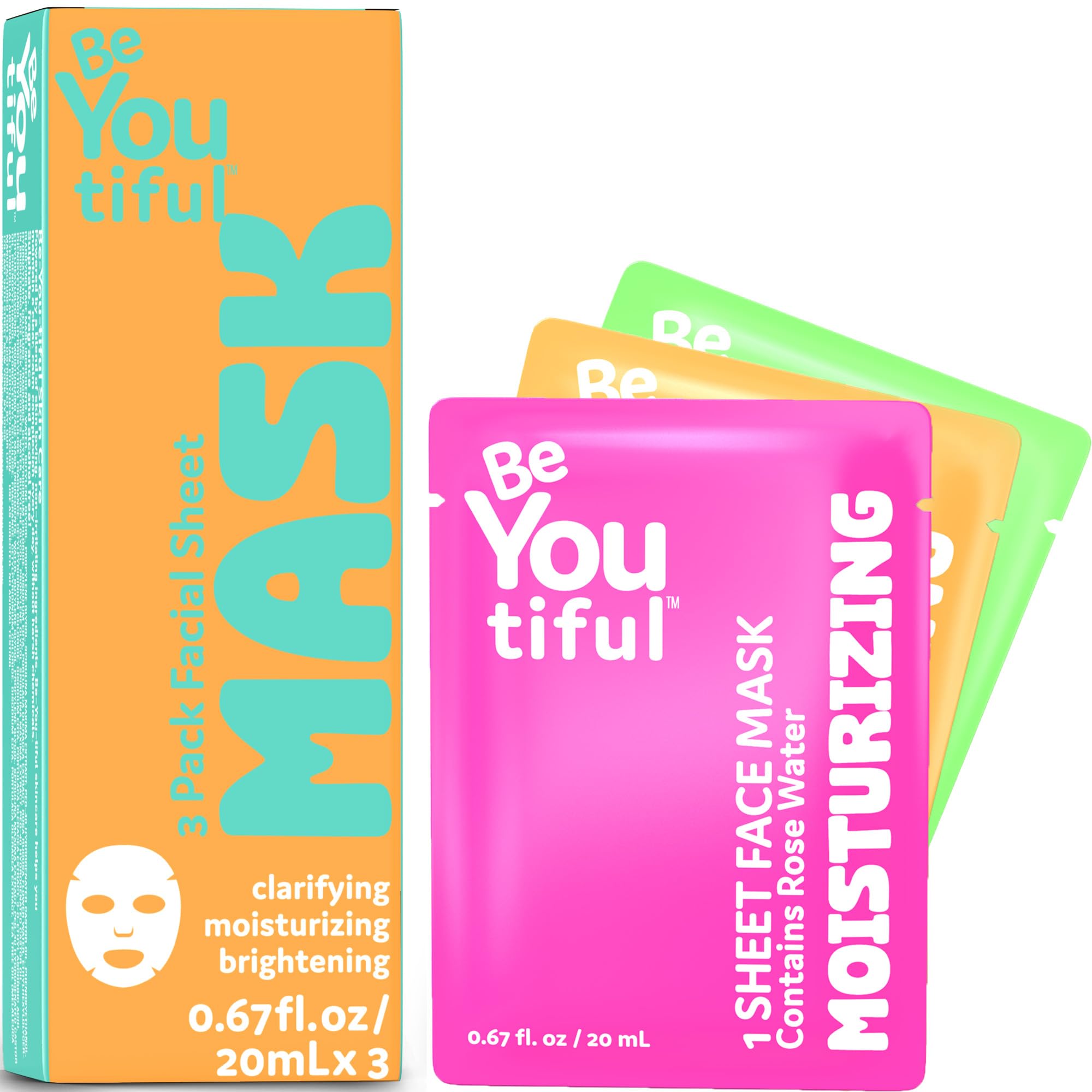 BeYoutiful mascarilla purificante con té de árbol para piel joven y sensible