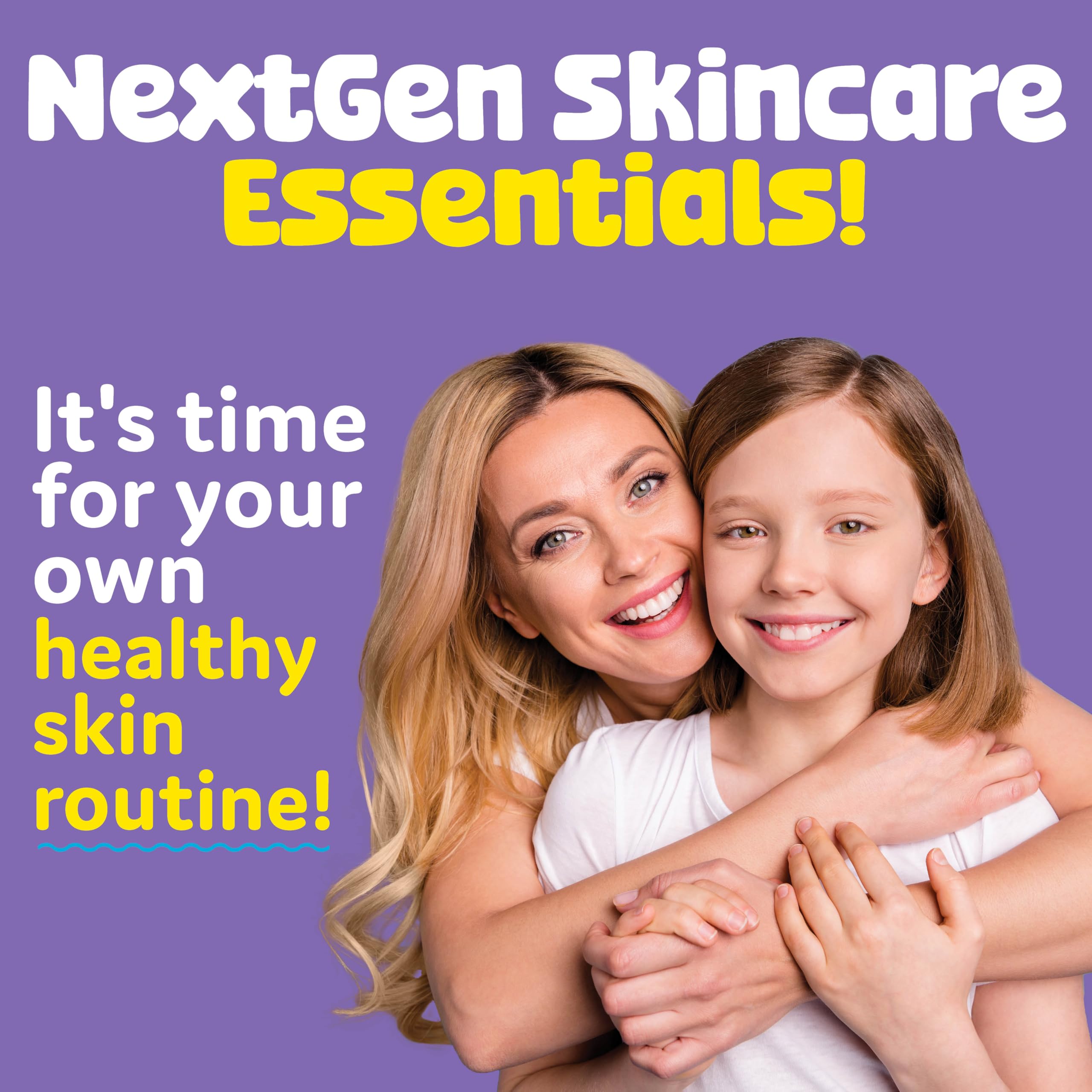 Teen using BeYoutiful wash as part of a simple skincare routine