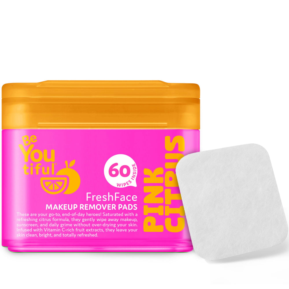 BeYoutiful FreshFace: toallitas desmaquillantes para cara, limpieza suave y fresca