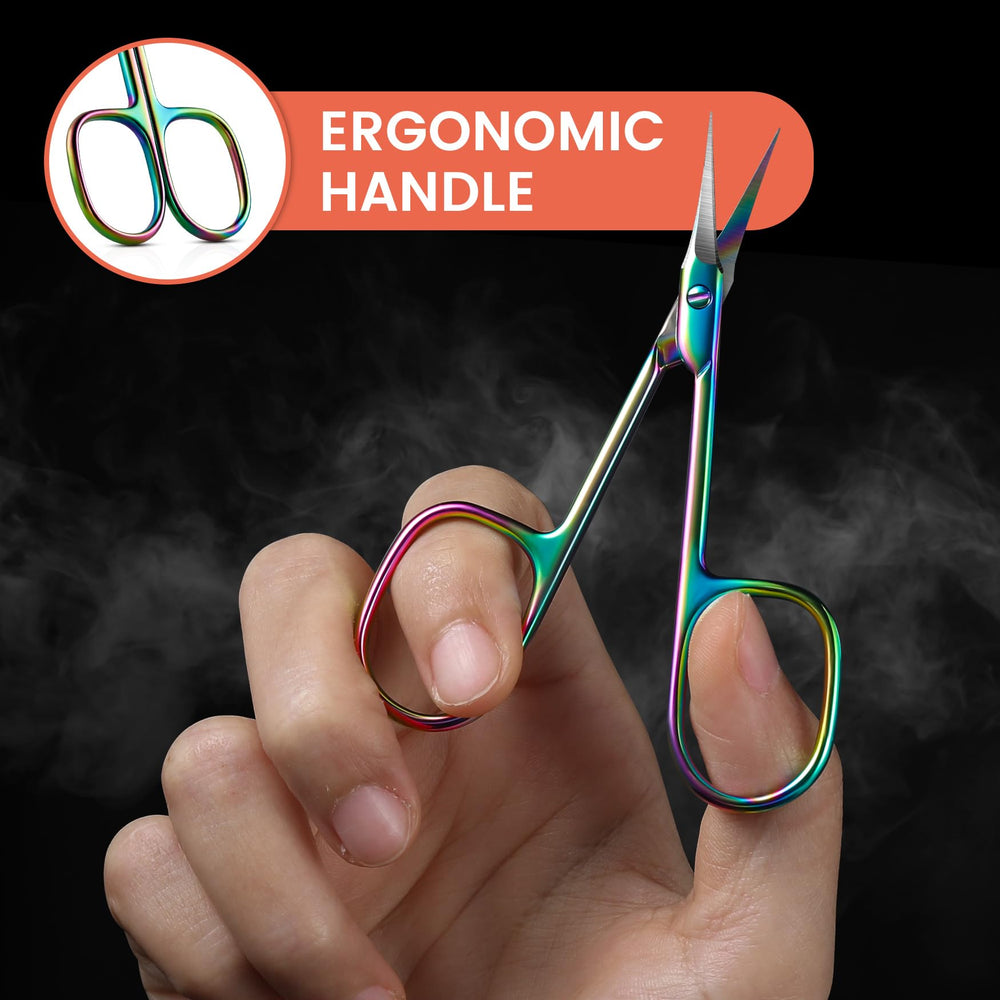 BEZOX curved cuticle scissors ideal for home manicure routines