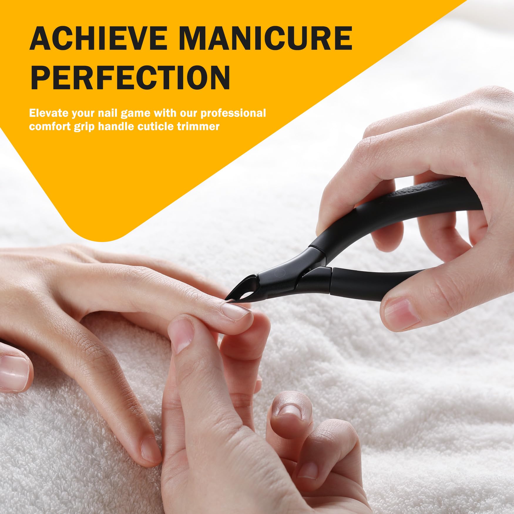 BEZOX cuticle trimmer precision blade stainless steel for smooth trimming