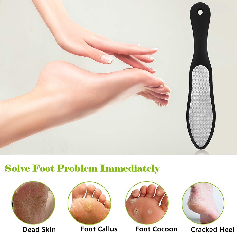 BEZOX foot file coarse side closeup targets thick calluses