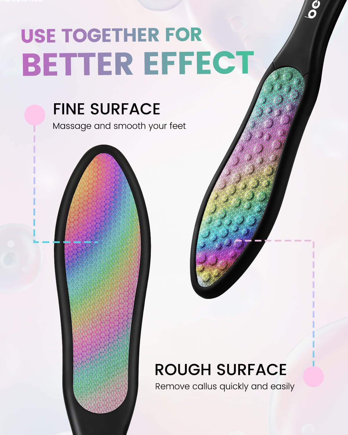 BEZOX coarse surface removes thick calluses from rough heels