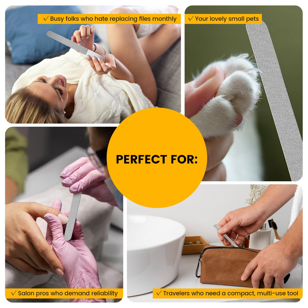 BEZOX gift-ready nail file kit stylish and practical for nail care lovers.