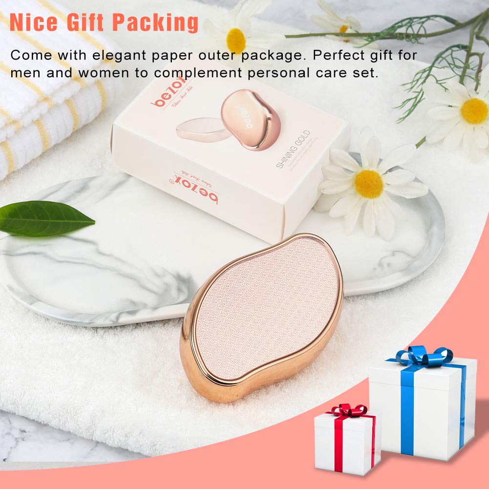 BEZOX precise abrasion for smooth, renewed skin on heels