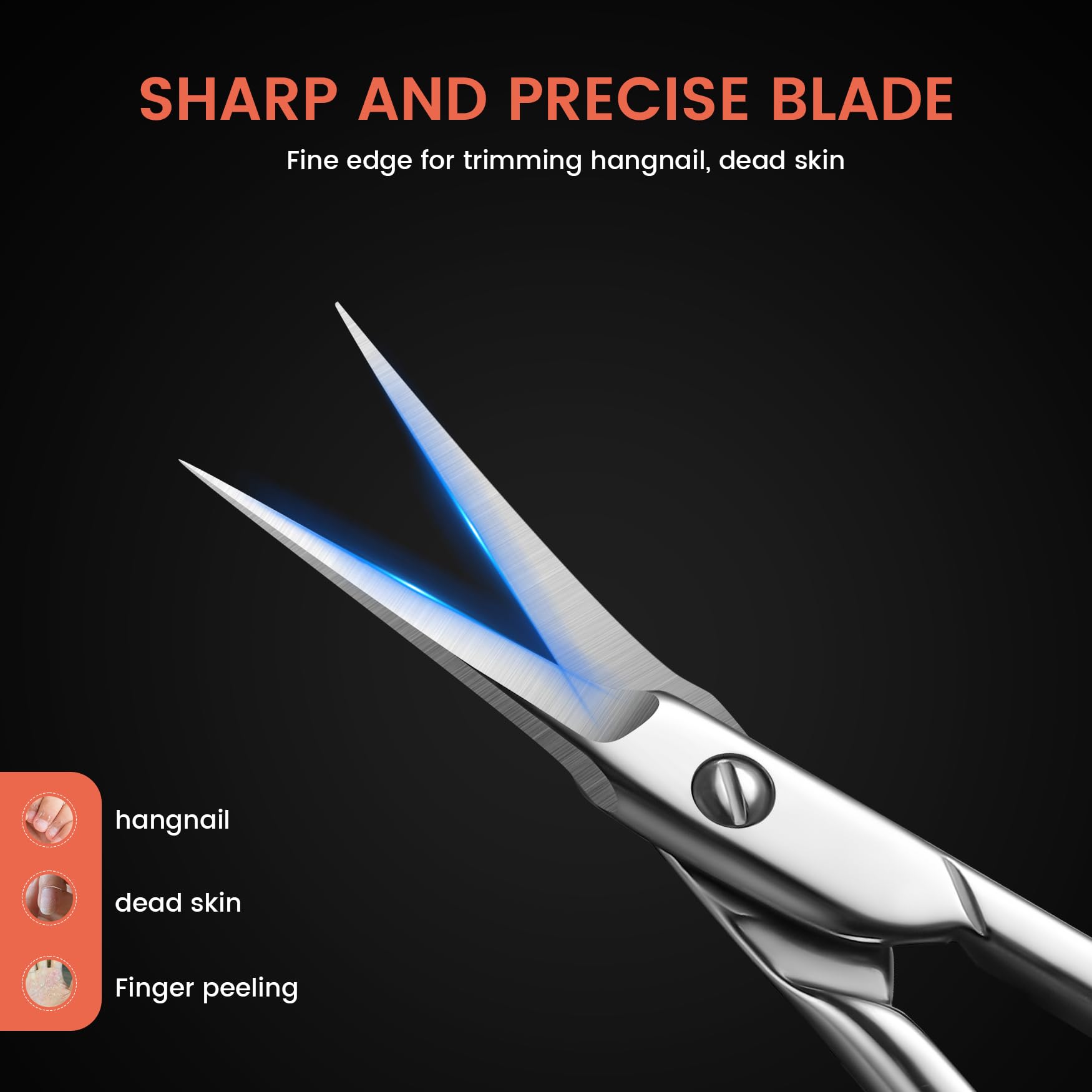 BEZOX hygienic scissors are easy to clean, supporting a fresh manicure routine.
