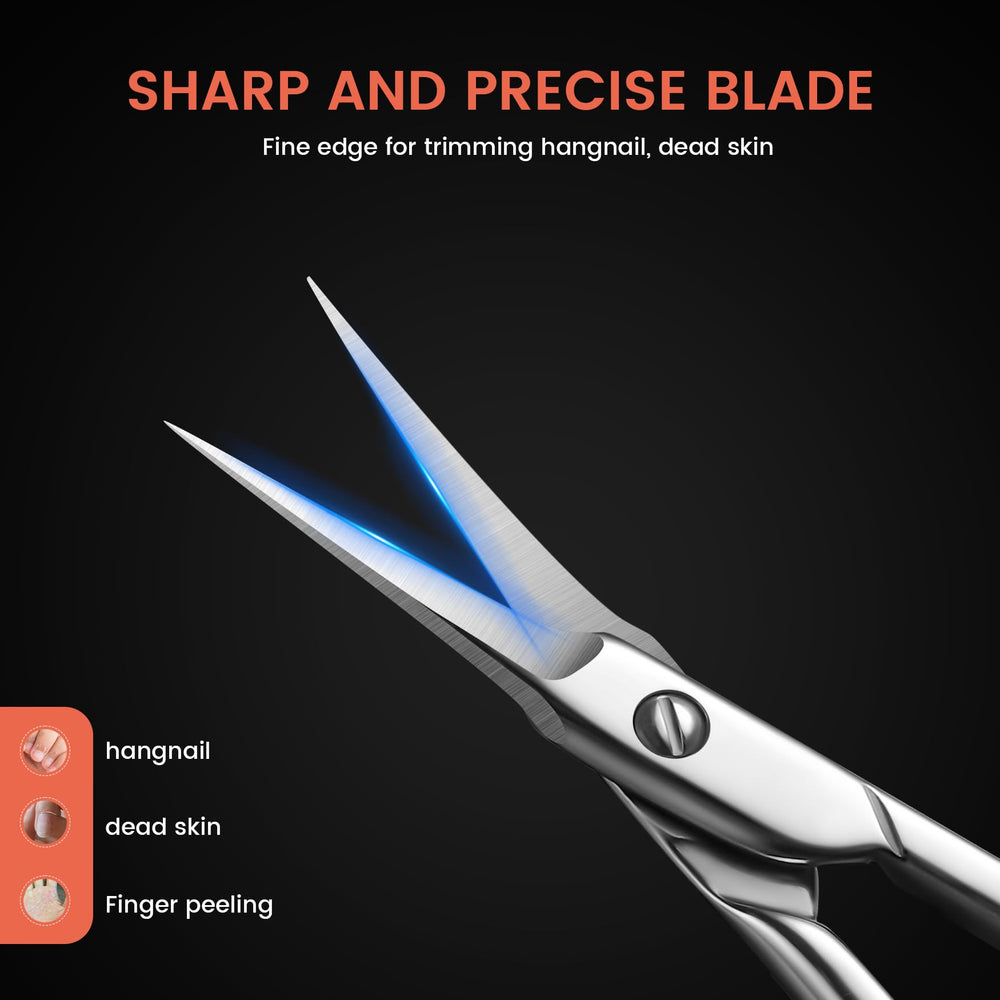 BEZOX hygienic scissors are easy to clean, supporting a fresh manicure routine.