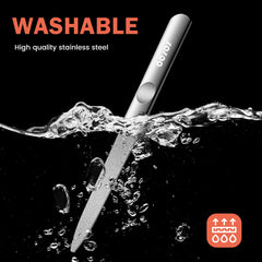 BEZOX nail file set handles thick nails for precise shaping.
