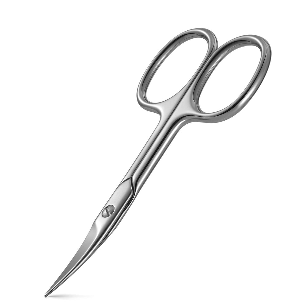 BEZOX nail scissors with sharp curved blade for precise thick-nail trimming