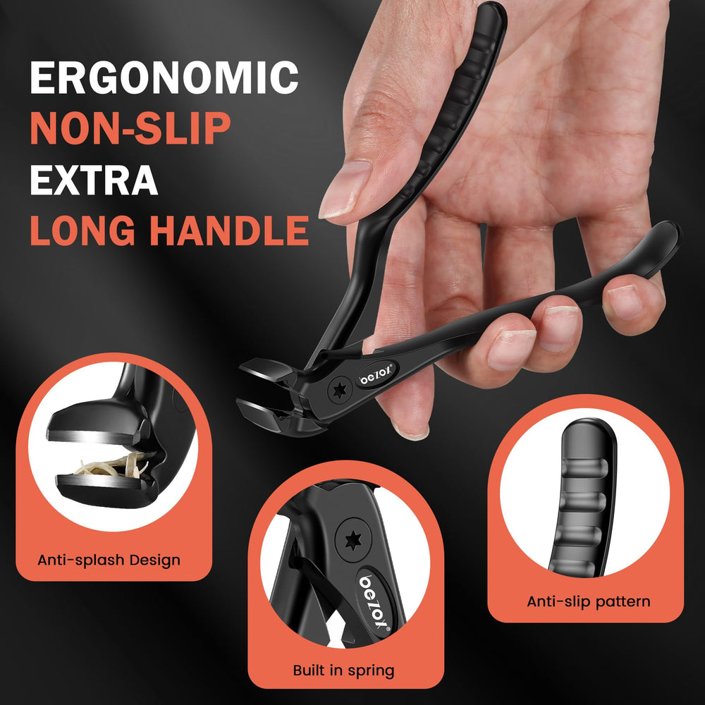 BEZOX non-slip ergonomic handle ensures secure grip during use.