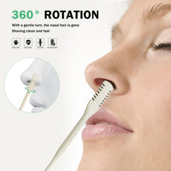 BEZOX guarded trimmer protects nasal cavity with gentle comb guard